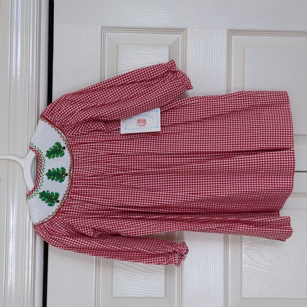 Marmellata Smocked Christmas Dress Sz. 3T